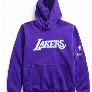 Nike Los Angeles Lakers NBA Hoodie Purple Large